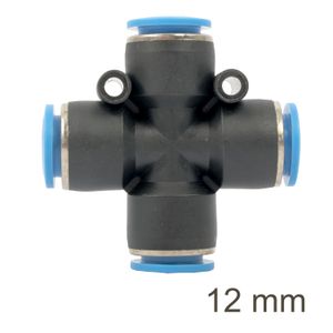 Pu Hose Fitting 4 Way Connector 12mm
